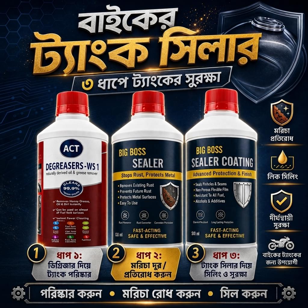 Fuel Tank Rust Treatment Sealer with Coting